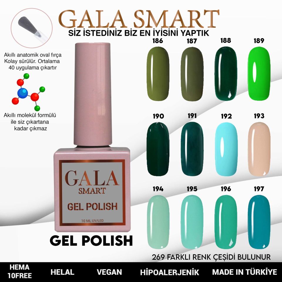GALA CLASSİC KALICI OJE 10 mle 192