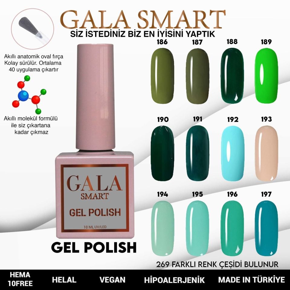 GALA CLASSİC KALICI OJE 10 mle 190