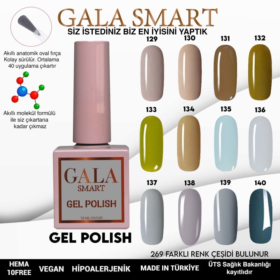 GALA CLASSİC KALICI OJE 10 mle 140