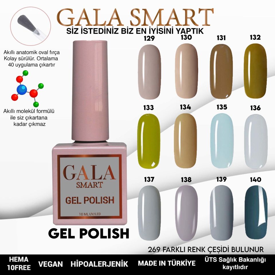GALA CLASSİC KALICI OJE 10 mle 133