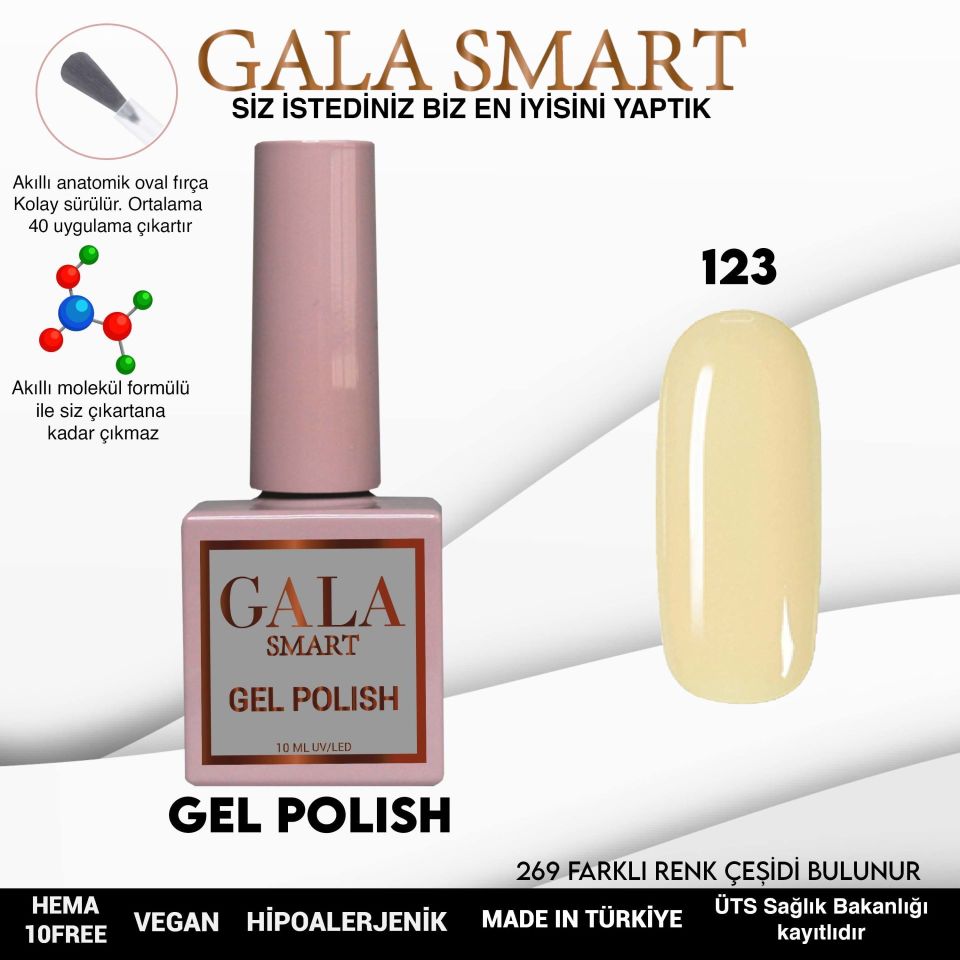 Gala Classic Kalıcı Oje 10 ml 123