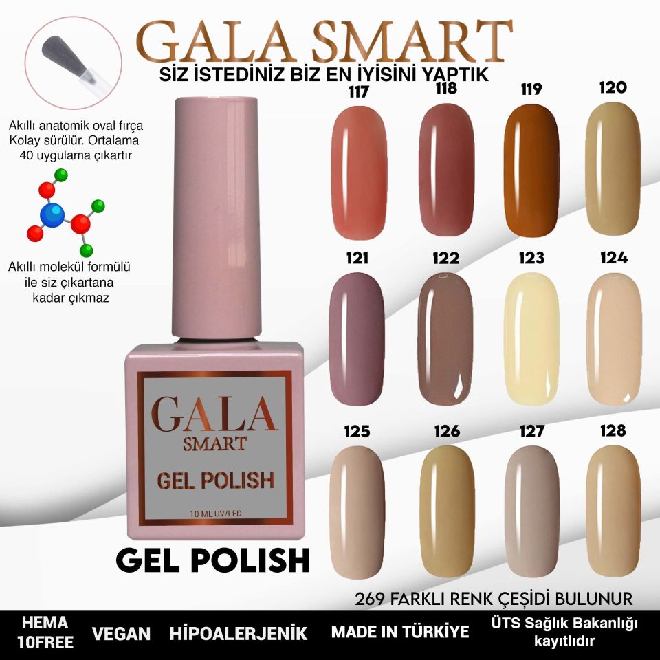 Gala Classic Kalıcı Oje 10 ml 123