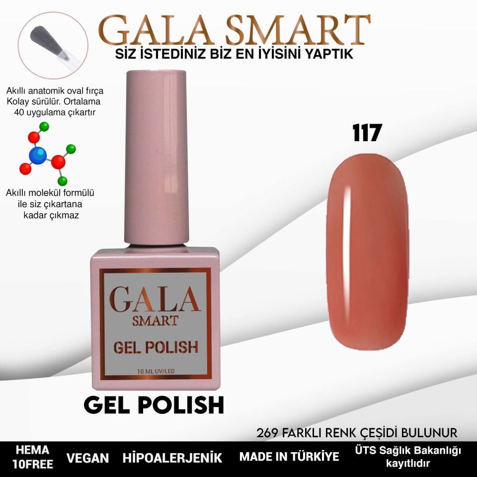 GALA CLASSİC KALICI OJE 10 mle 117