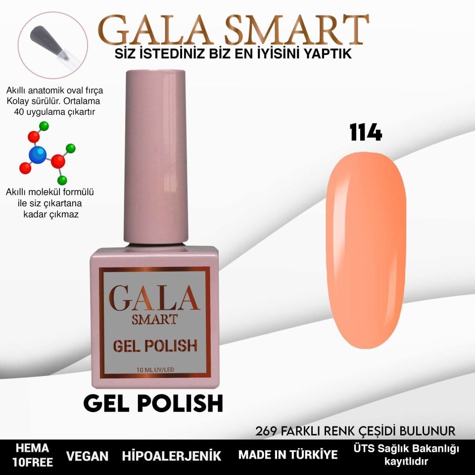 GALA CLASSİC KALICI OJE 10 mle 114
