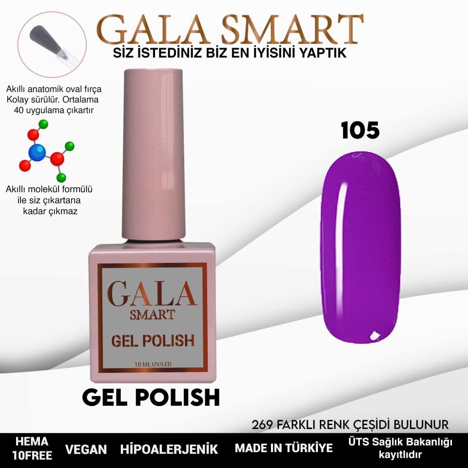 Gala Classic Kalıcı Oje 10 ml 105