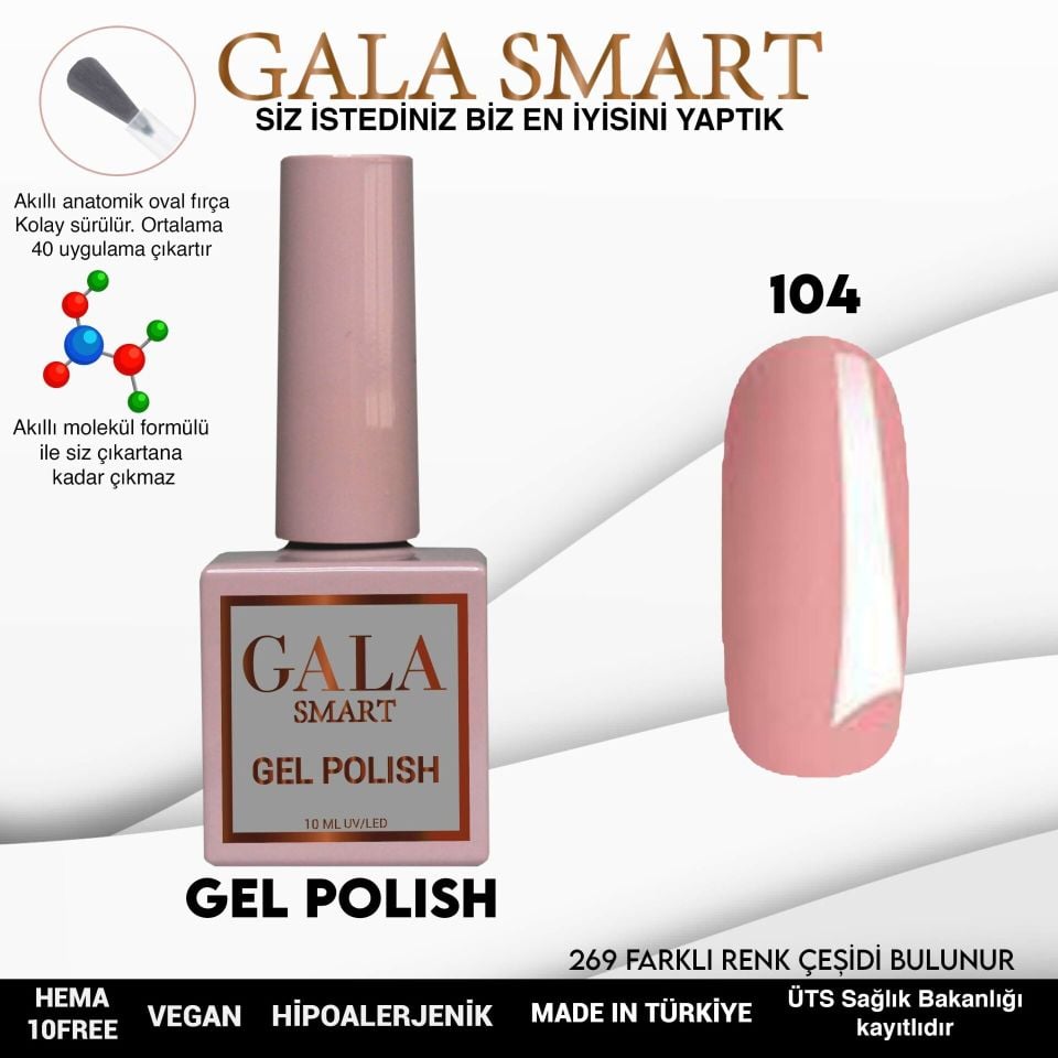 GALA CLASSİC KALICI OJE 10 mle 104