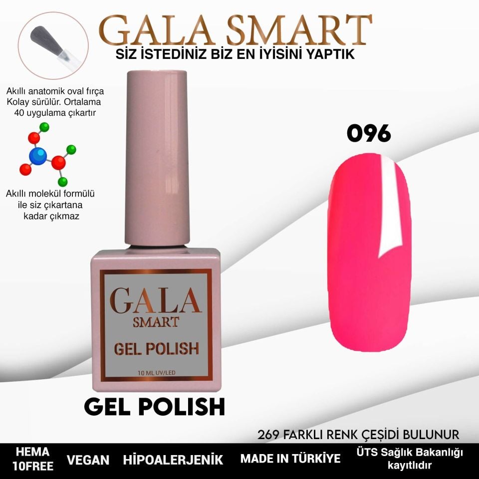 GALA CLASSİC KALICI OJE 10 mle 96