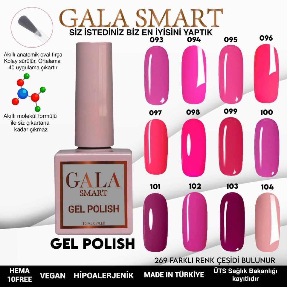GALA CLASSİC KALICI OJE 10 mle 93